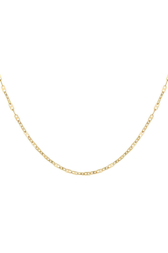 Thin Stainless Steel Link Chain Gold 