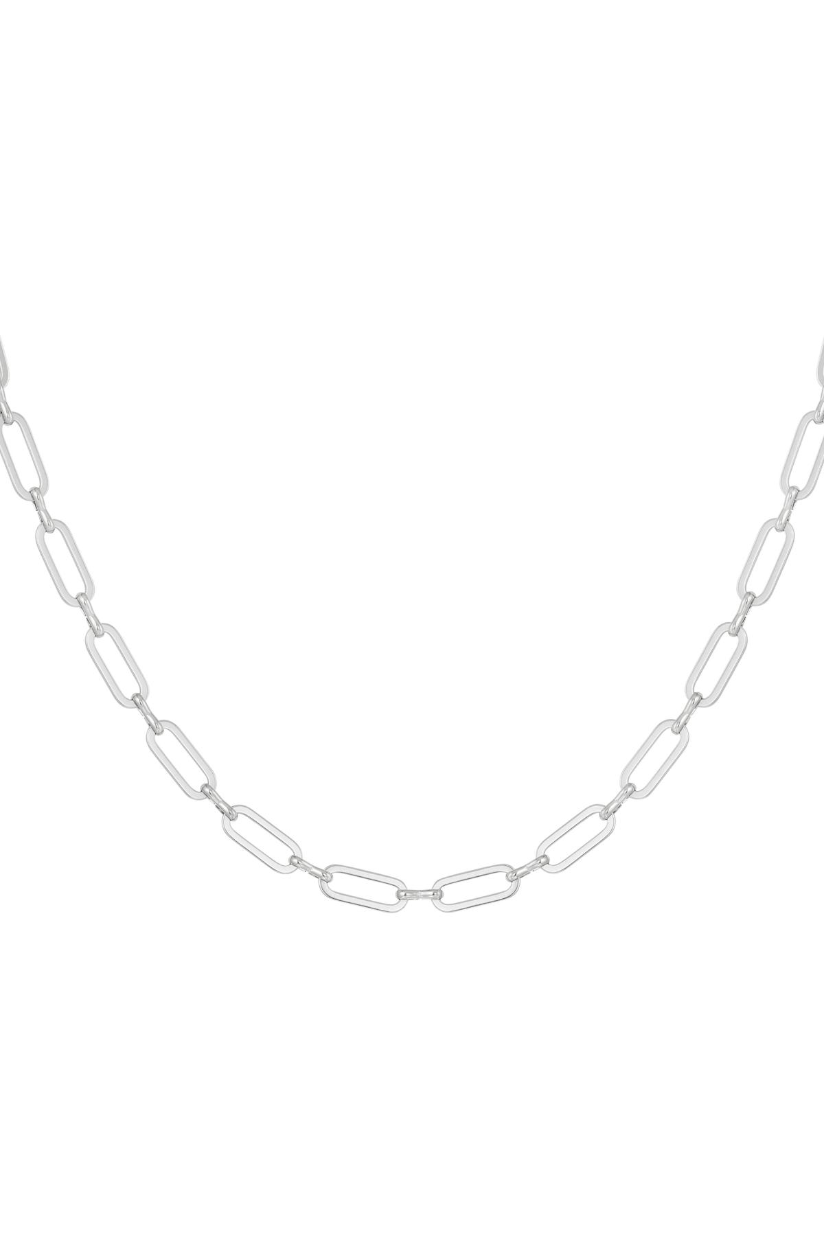 Link chain subtle Silver Stainless Steel