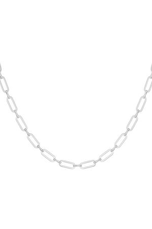 Link chain subtle Silver Stainless Steel h5 