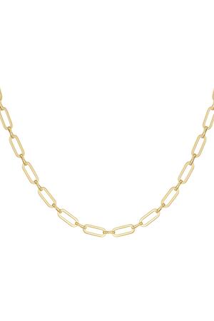 Link chain subtle Gold Stainless Steel h5 