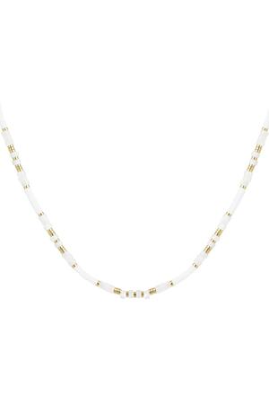 Bead chain color White Hematite h5 