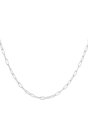 Link chain basic Silver Stainless Steel h5 