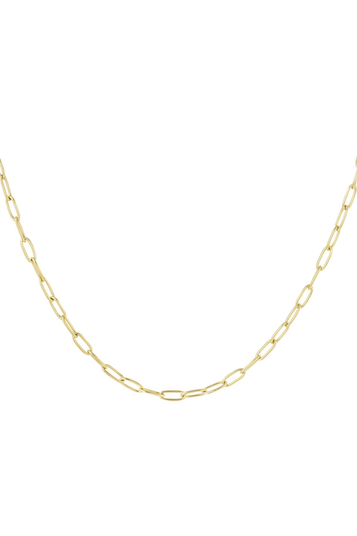 Catena a maglie di base Gold Stainless Steel h5 
