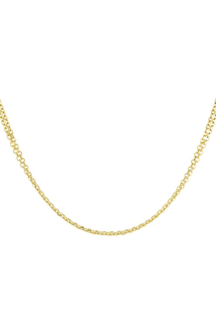 Chain small links Gold Stainless Steel 