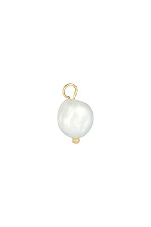 Charm Pearl Gold Stainless Steel h5 