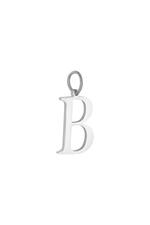 Silver / Charm B Silver Stainless Steel Immagine2