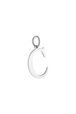 Silver / Charm C Silver Stainless Steel Immagine3