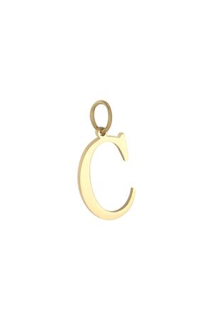 Charm C Gold Stainless Steel h5 