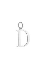 Silver / Charm D Silver Stainless Steel Immagine13