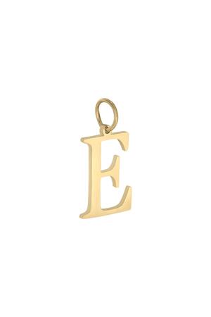 Charm E Gold Stainless Steel h5 