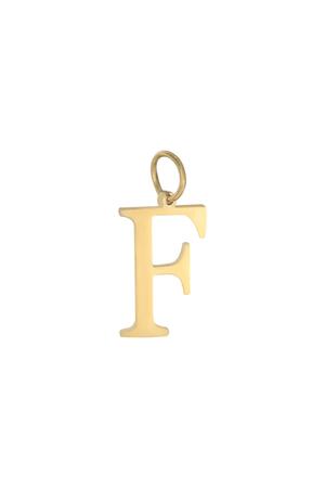 Charm F Gold Stainless Steel h5 