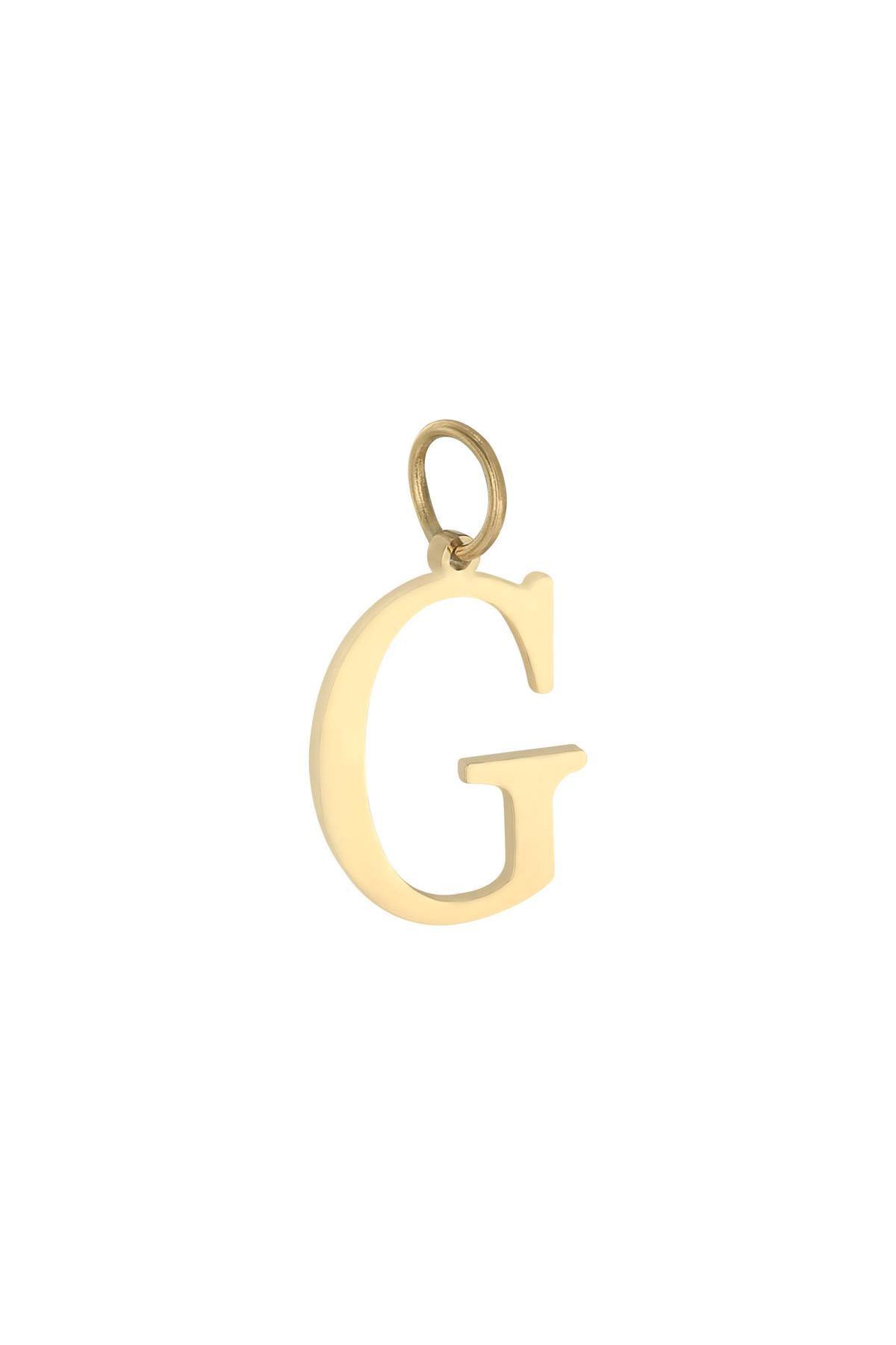 Gold / Charm G Gold Stainless Steel Picture16