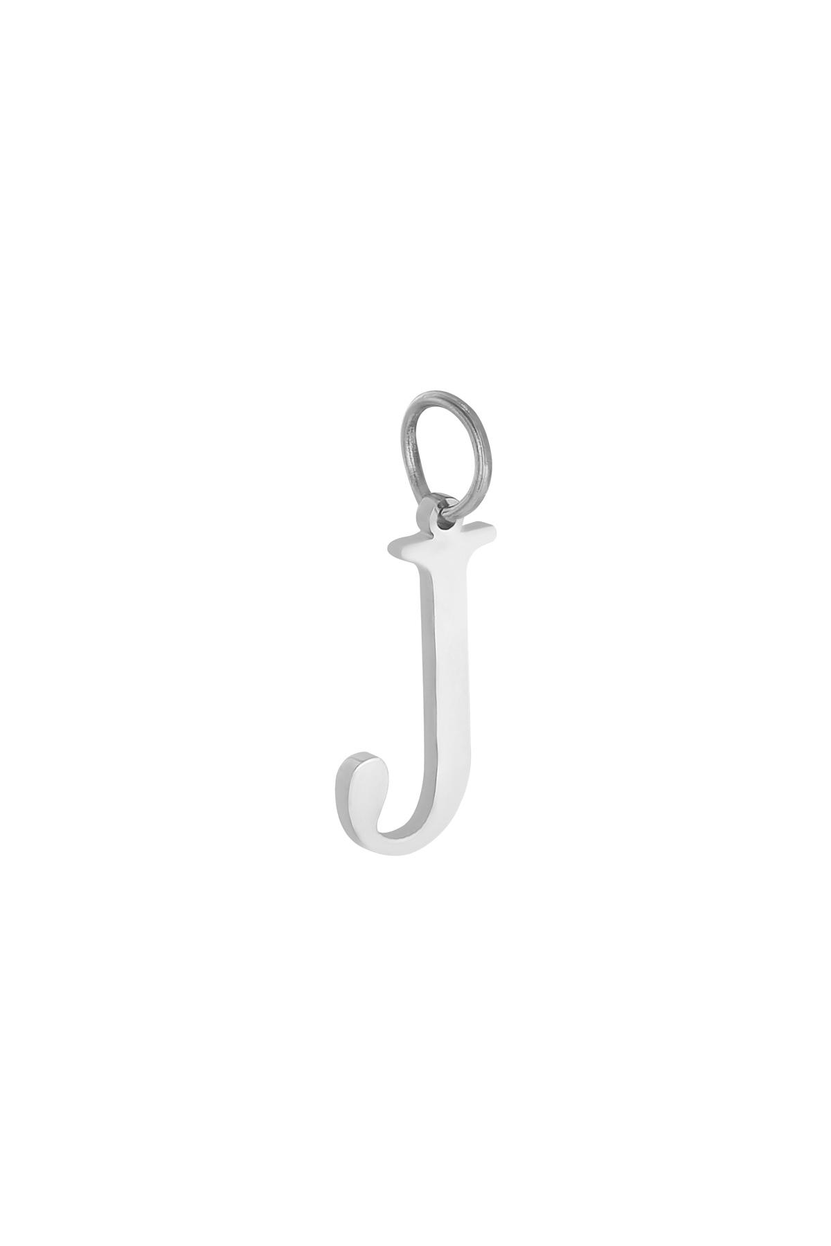 Charm J Silver Stainless Steel