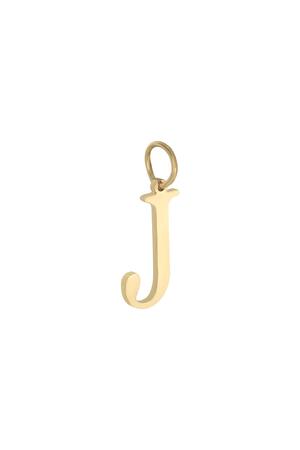 Charm J Gold Stainless Steel h5 