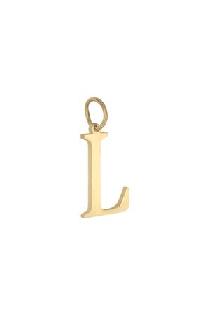 Charm L Gold Stainless Steel h5 