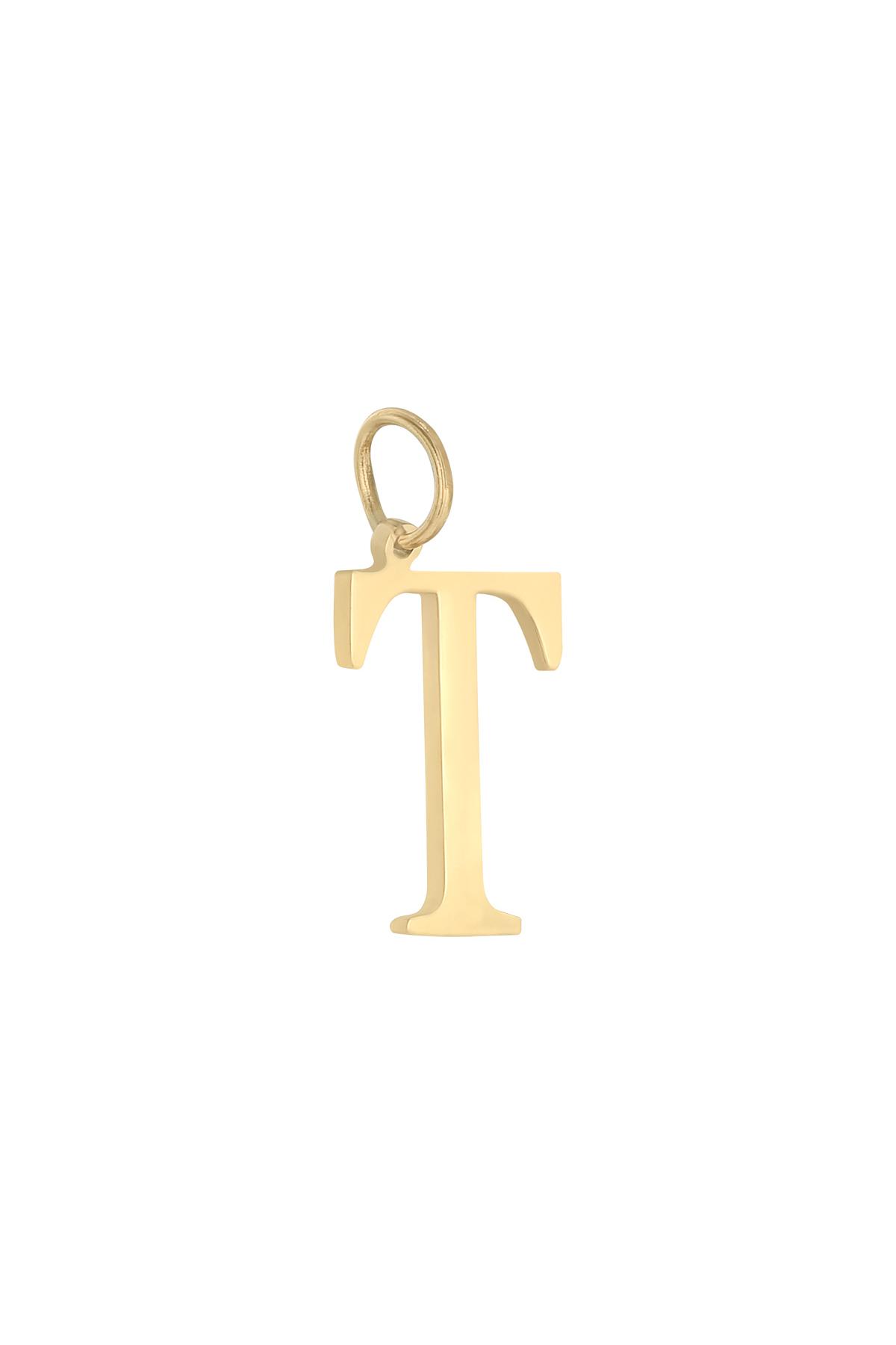 Gold / Charm T Gold Stainless Steel Immagine46