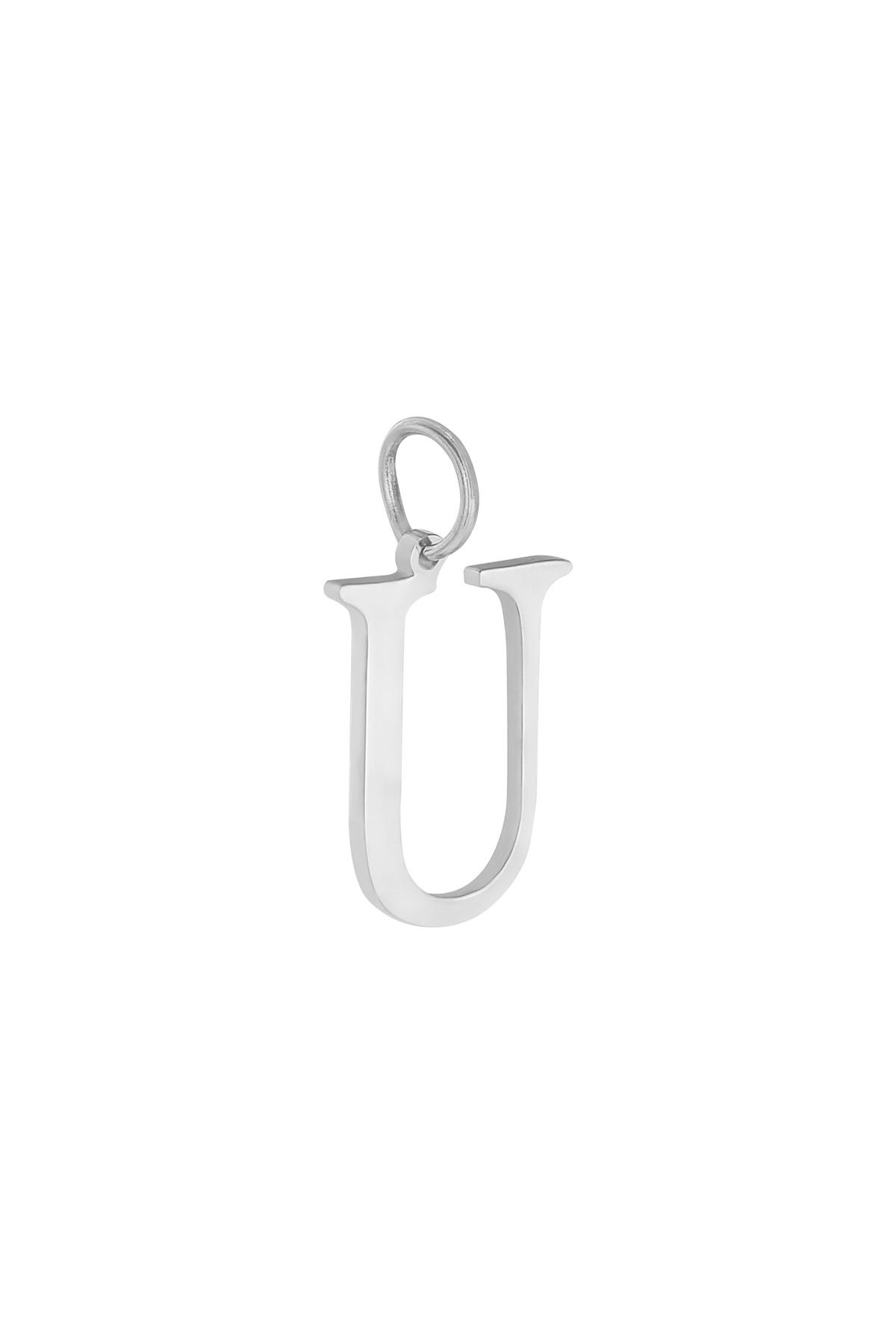 Charm U Silver Stainless Steel 