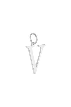 Charm V Silver Stainless Steel h5 
