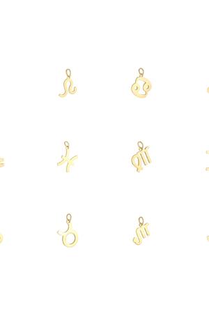 Charm Zodiac Aries Gold Stainless Steel h5 Picture2