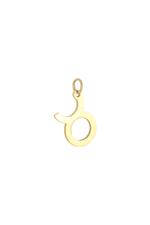 Gold / Charm Zodiac Taurus Gold Stainless Steel Picture2