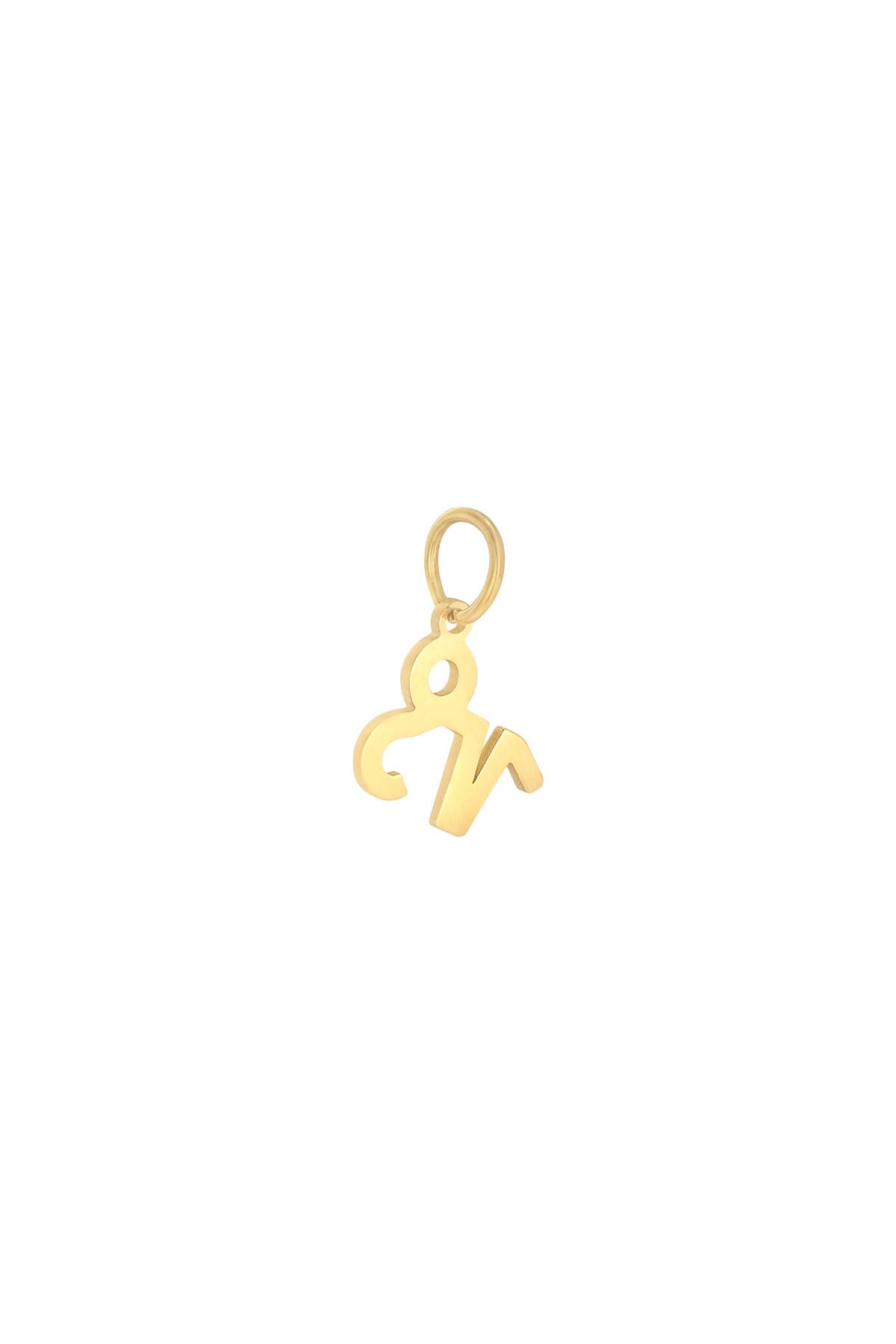 Gold / Charm Zodiac Capricorn Gold Stainless Steel Picture15