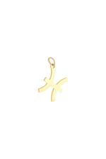 Goud / Charm Zodiac Pisces Goud Stainless Steel Afbeelding12