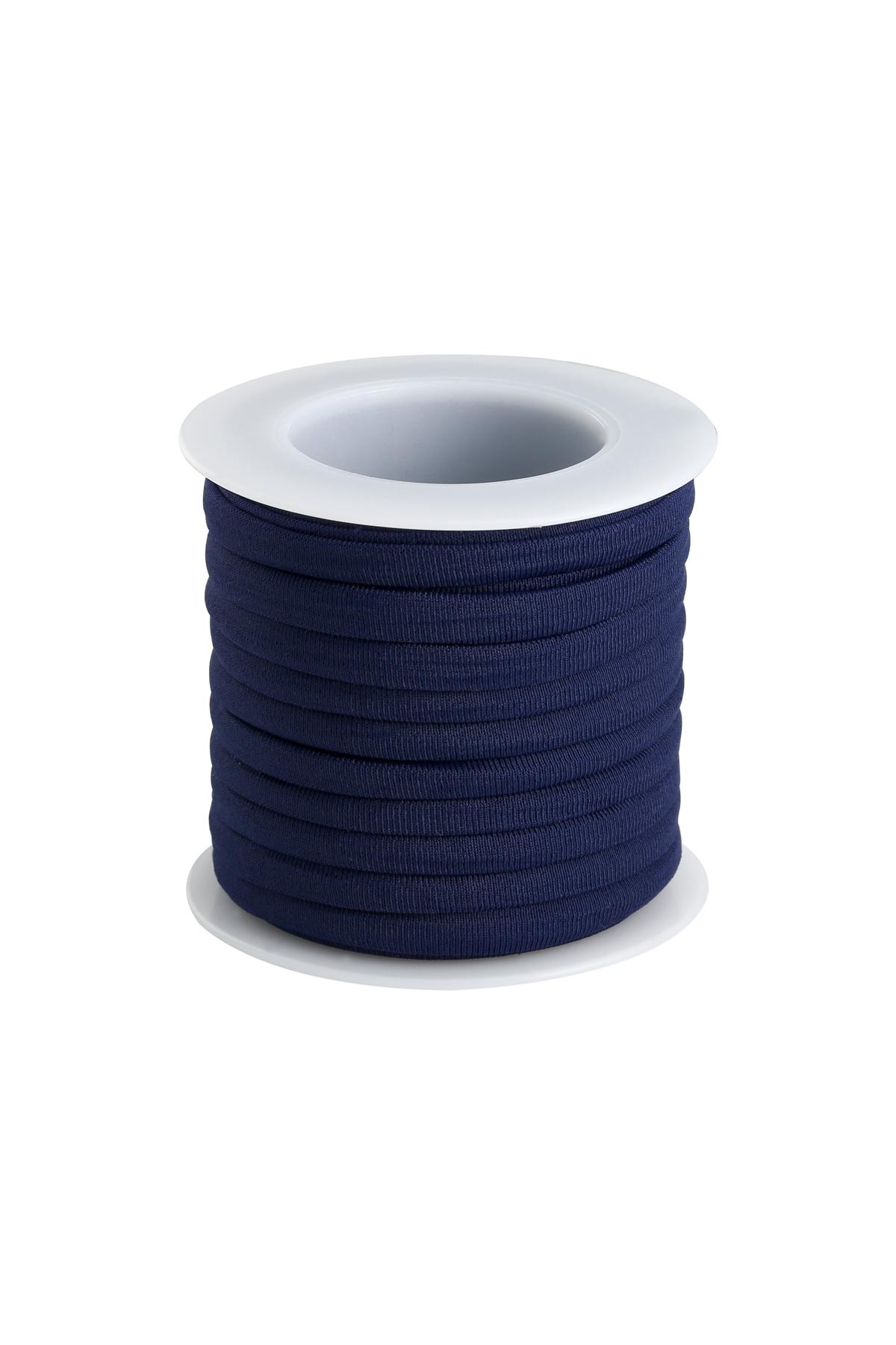 Elastik bant DIY Basic - 6MM Blue Polyester