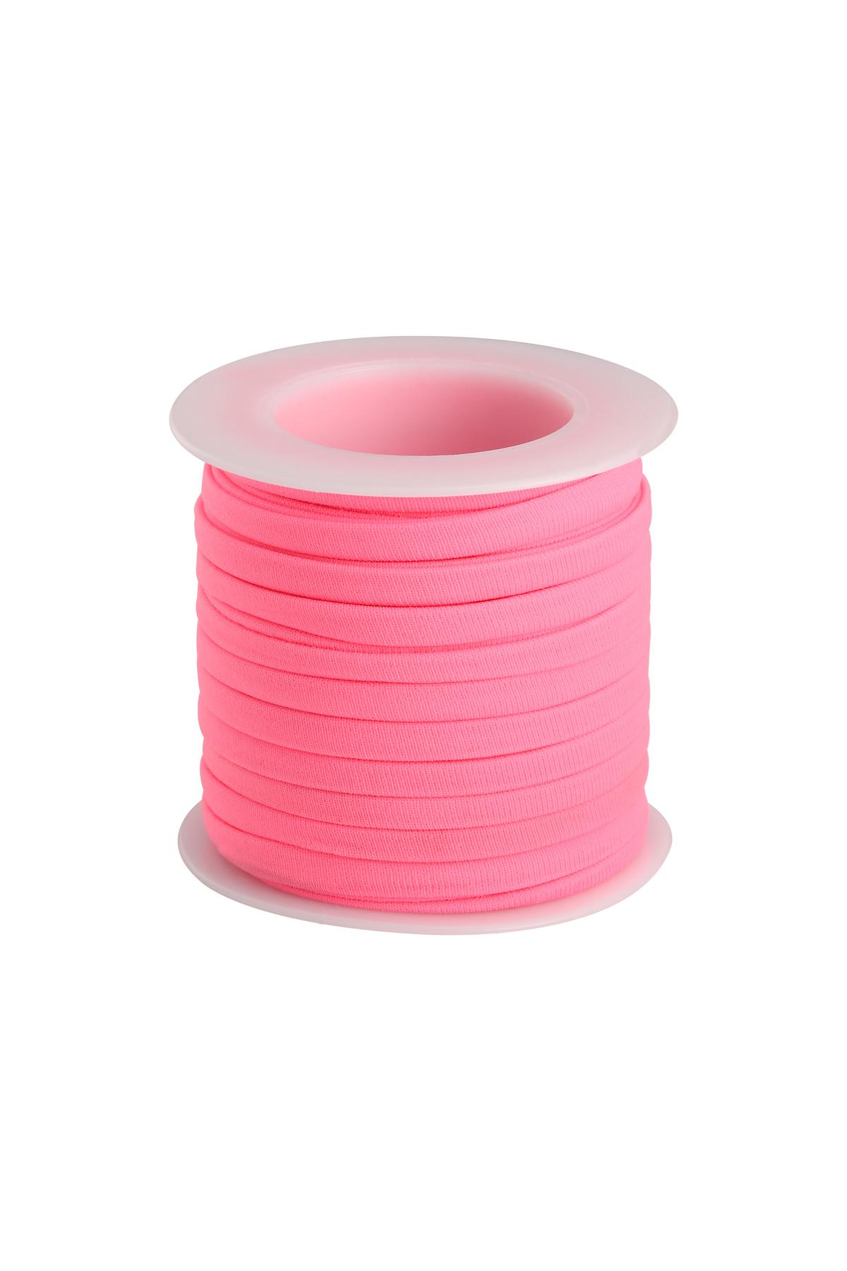 Fascia elastica DIY Basic - 6MM Pink Polyester