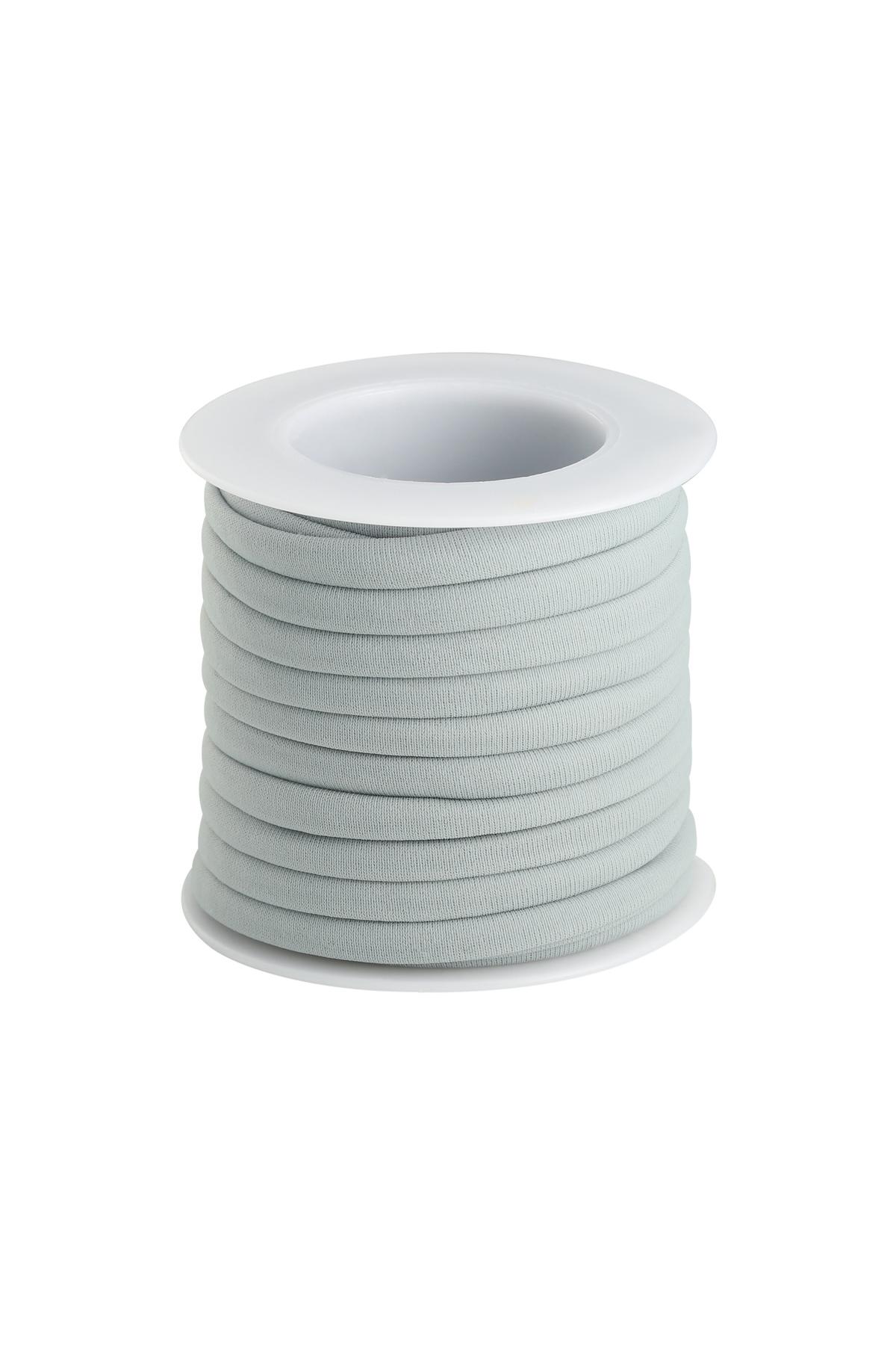 Elastische band DIY Basic - 6MM Grau Polyester