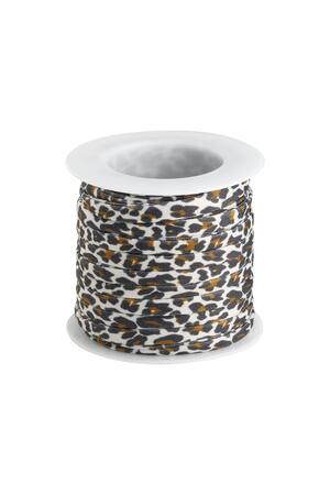 Elastic band DIY Panther - 6MM Beige Polyester h5 