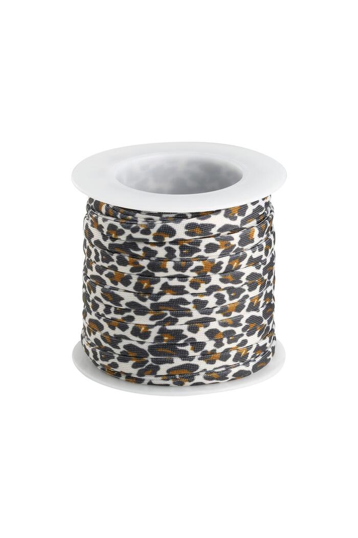Elastic band DIY Panther - 6MM Beige Polyester 