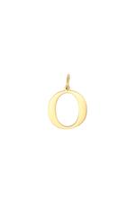 Gold / DIY Charm Digits Gold - 0 Stainless Steel 