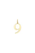 Gold / DIY Charm Digits Gold - 9 Stainless Steel Immagine15