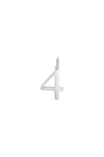 Silver / DIY Charm Digits Silver - 4 Stainless Steel Picture13