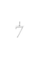Silver / DIY Charm Digits Silver - 7 Stainless Steel Picture10