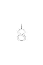 Silver / DIY Charm Digits Silver - 8 Stainless Steel Immagine8