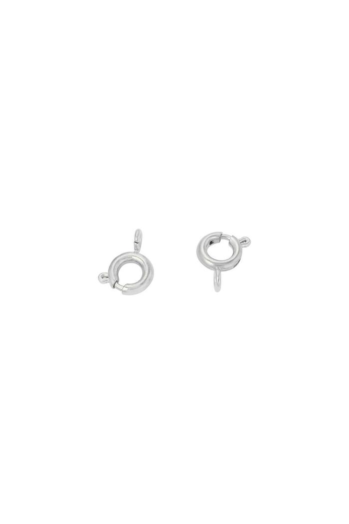 DIY Jewelry Clasp 6MM Silver Stainless Steel 