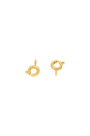 DIY Jewelry Clasp 6MM Gold Stainless Steel h5 