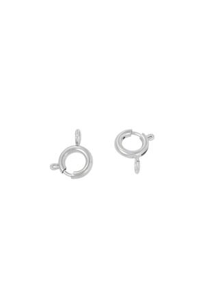 DIY Jewelry Clasp 10MM Silver Stainless Steel h5 