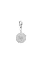 Silver / DIY Clasp Charm Queen Coin Silver Stainless Steel 
