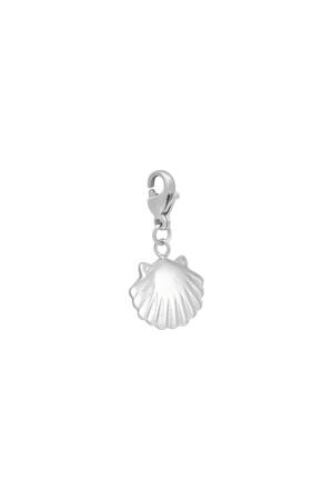 DIY Clasp Charm Clam Shell Silver Stainless Steel h5 