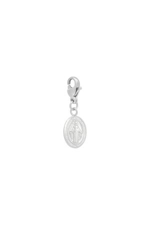 DIY Clasp Charm Holy Coin Silver Stainless Steel h5 