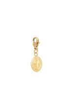 Goud / DIY Clasp Charm Holy Coin Goud Stainless Steel Afbeelding2
