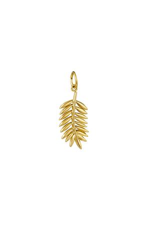 DIY Charm Leaf Gold Stainless Steel h5 