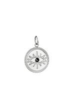 Silver / DIY Charm The Eye Silver Stainless Steel 