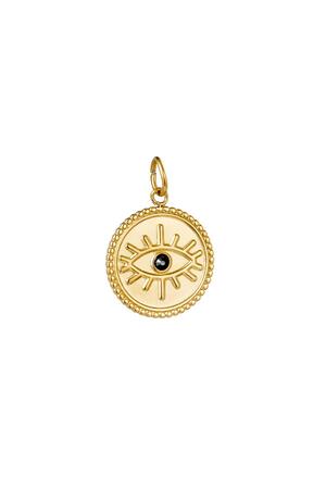 DIY Charm The Eye Gold Stainless Steel h5 