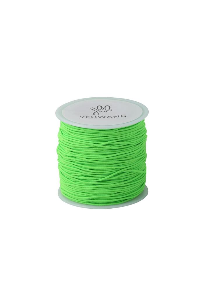 DIY Cord Color - 1MM Green Elastic 