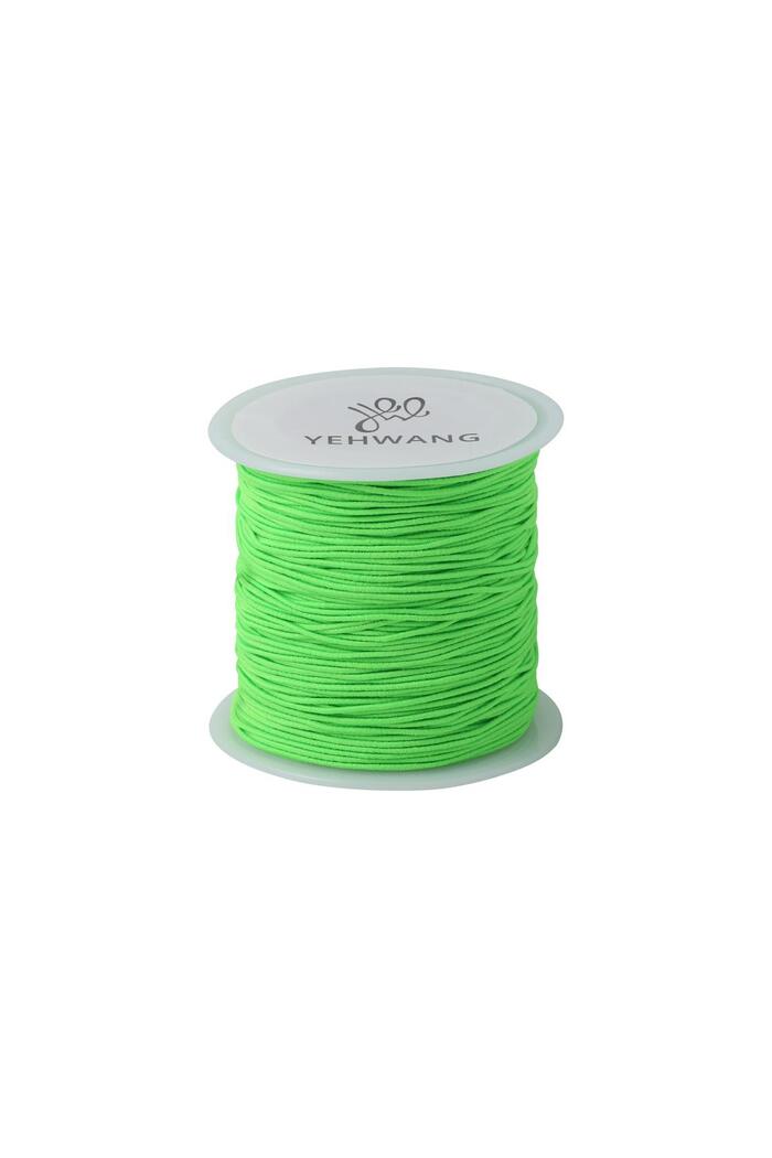 DIY Cord Color - 0.8MM Green Elastic 