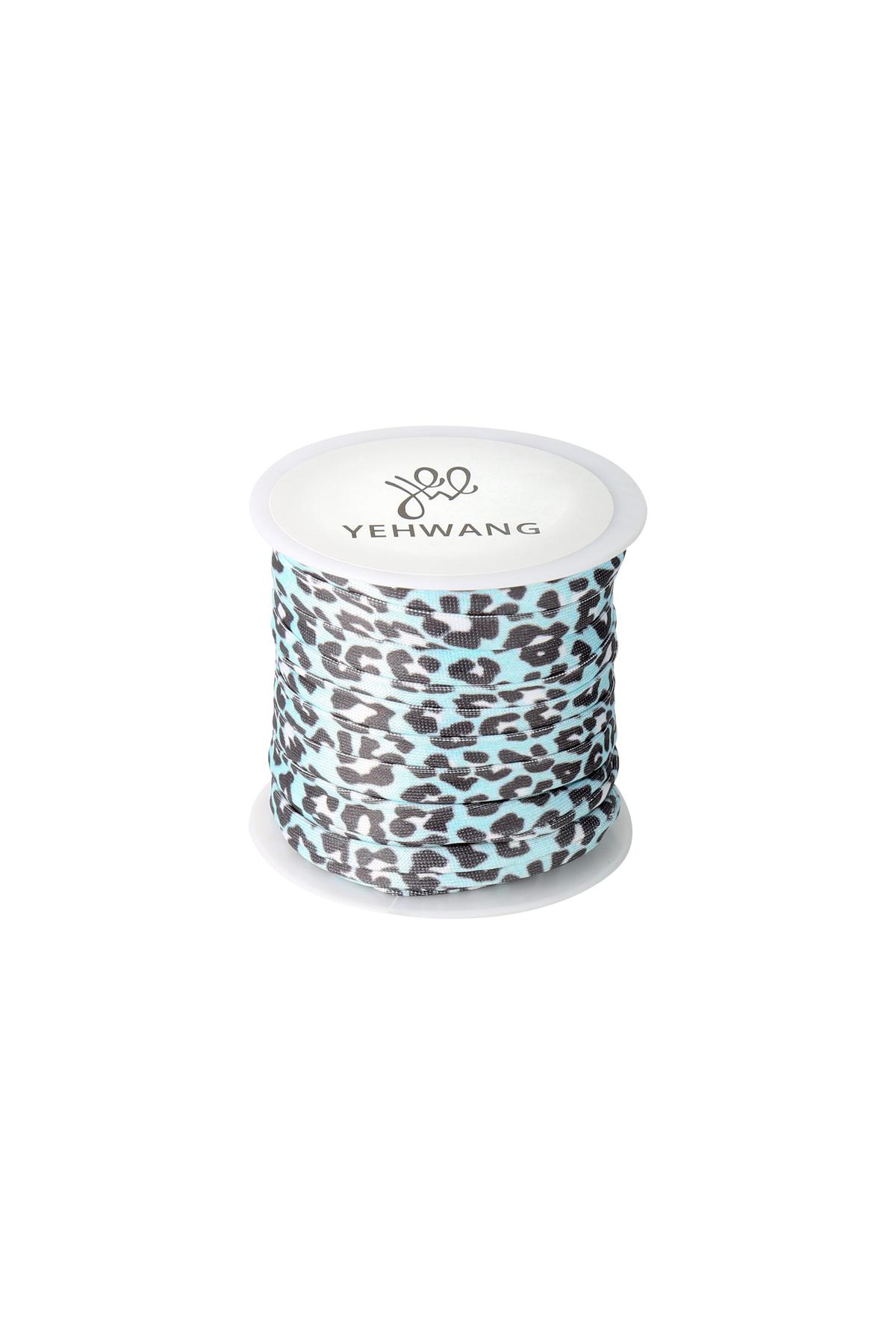 DIY Elastic Band Leopard - 6MM Blau Nylon