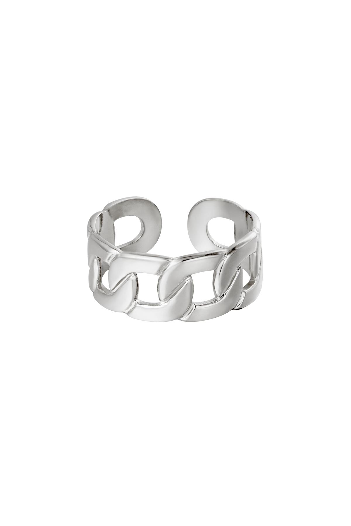 Ring Lux Silber Edelstahl One size